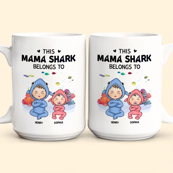 This Mama Shark Belongs To - Personalized Mug This Mama Shark Belongs To - Personalized Mug