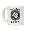 This Mom Crits D20 Coffee Mug This Mom Crits D20 Coffee Mug