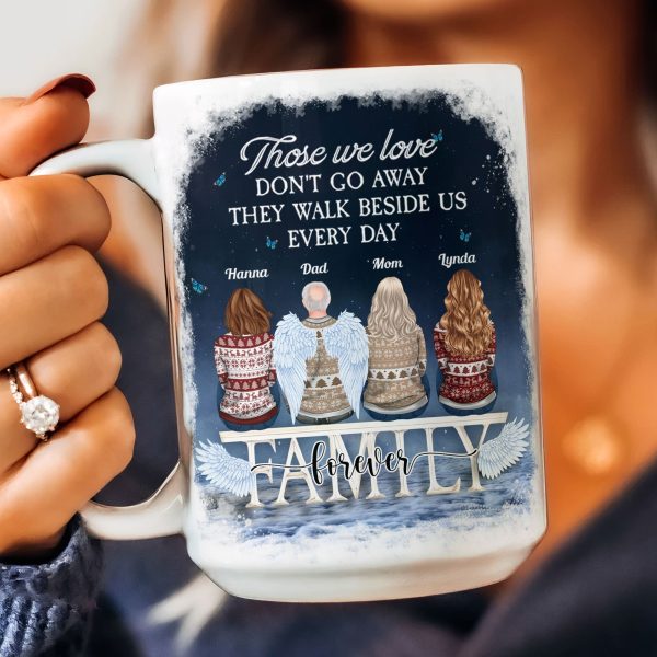 Those We Love Don't Go Away Memorial Gifts - Personalized Mug Those We Love Don't Go Away Memorial Gifts - Personalized Mug