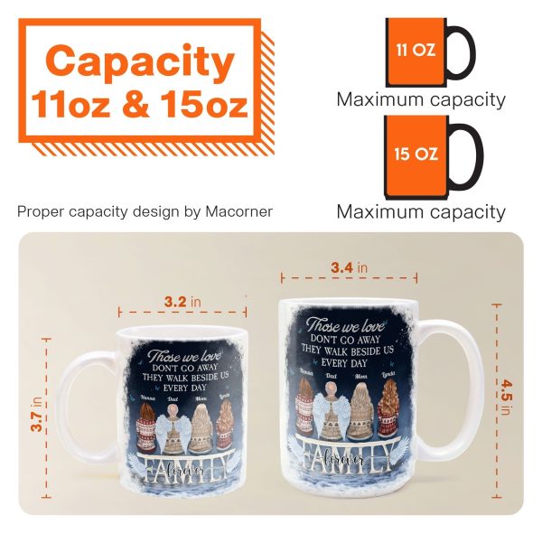 Those We Love Don't Go Away Memorial Gifts - Personalized Mug Those We Love Don't Go Away Memorial Gifts - Personalized Mug