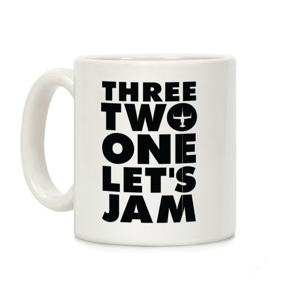 Three Two One Let's Jam Cowboy Bebop Coffee Mug Three Two One Let's Jam Cowboy Bebop Coffee Mug