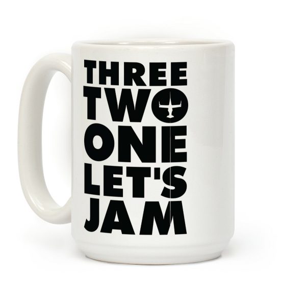 Three Two One Let's Jam Cowboy Bebop Coffee Mug Three Two One Let's Jam Cowboy Bebop Coffee Mug