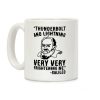 Thunderbolt and Lightning Very Very Frightening Me Galileo Parody Coffee Mug Thunderbolt and Lightning Very Very Frightening Me Galileo Parody Coffee Mug