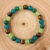 Tiger Eye Natural Stone Beaded Bracelet