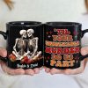 Till Your Unsolvable Murder Do Us Part, Couple Gift, Personalized Mug, Skull Couple Mug