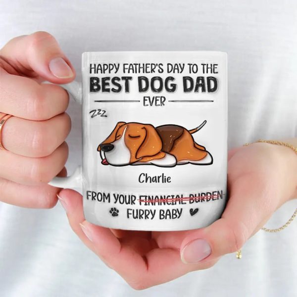 Time Spent With Dogs Is Never Enough - Dog Personalized Custom 3D Inflated Effect Printed Mug - Father's Day, Gift For Pet Owners, Pet Lovers Time Spent With Dogs Is Never Enough - Dog Personalized Custom 3D Inflated Effect Printed Mug - Father's Day, Gift For Pet Owners, Pet Lovers