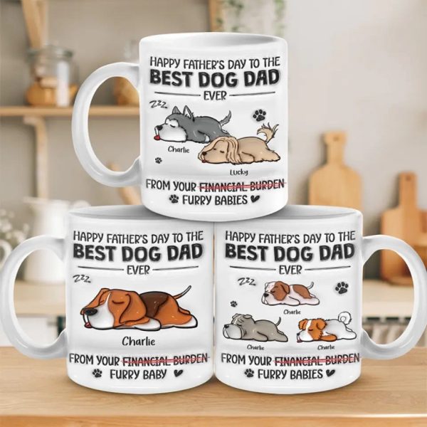 Time Spent With Dogs Is Never Enough - Dog Personalized Custom 3D Inflated Effect Printed Mug - Father's Day, Gift For Pet Owners, Pet Lovers Time Spent With Dogs Is Never Enough - Dog Personalized Custom 3D Inflated Effect Printed Mug - Father's Day, Gift For Pet Owners, Pet Lovers