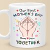 Tiny Toes, Big Love - Family Personalized Custom Mug - Mother's Day, Baby Shower Gift, Gift For First Mom Tiny Toes, Big Love - Family Personalized Custom Mug - Mother's Day, Baby Shower Gift, Gift For First Mom