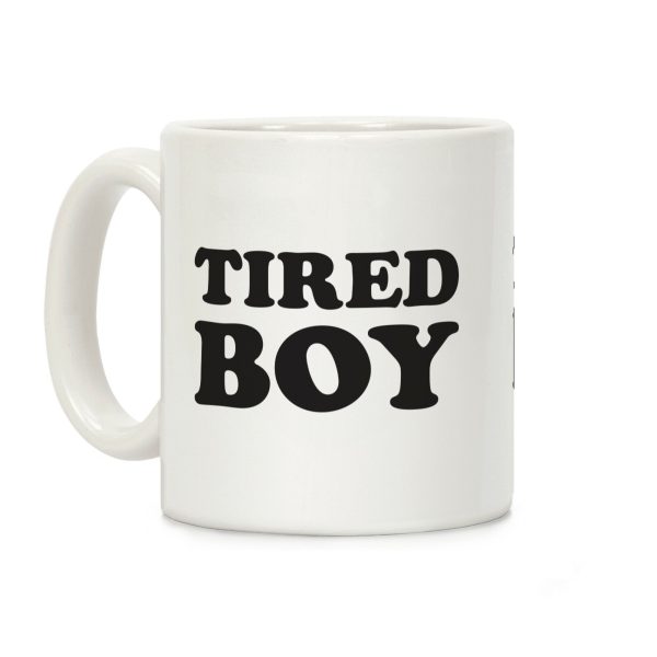 Tired Boy Coffee Mug Tired Boy Coffee Mug