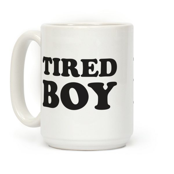 Tired Boy Coffee Mug Tired Boy Coffee Mug