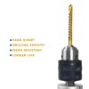 Titanium Coated Spiral Jagged Saw Drill Bit Set Titanium Coated Spiral Jagged Saw Drill Bit Set