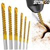 Titanium Coated Spiral Jagged Saw Drill Bit Set Titanium Coated Spiral Jagged Saw Drill Bit Set