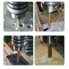 Titanium Coated Spiral Jagged Saw Drill Bit Set Titanium Coated Spiral Jagged Saw Drill Bit Set