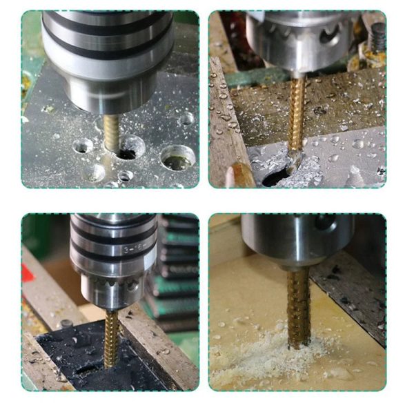 Titanium Coated Spiral Jagged Saw Drill Bit Set Titanium Coated Spiral Jagged Saw Drill Bit Set