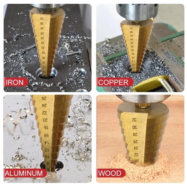 Titanium Coated Wood And Metal Drilling Set Titanium Coated Wood And Metal Drilling Set