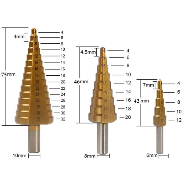 Titanium Coated Wood And Metal Drilling Set Titanium Coated Wood And Metal Drilling Set