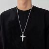 Titanium Steel Cross Pendant Necklace Titanium Steel Cross Pendant Necklace