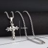 Titanium Steel Cross Pendant Necklace Titanium Steel Cross Pendant Necklace