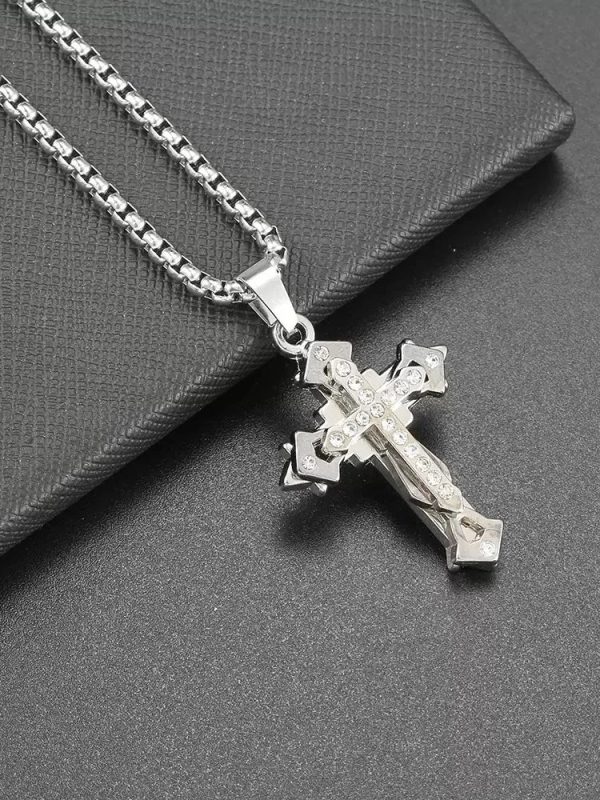 Titanium Steel Cross Pendant Necklace Titanium Steel Cross Pendant Necklace