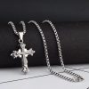 Titanium Steel Cross Pendant Necklace Titanium Steel Cross Pendant Necklace