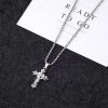 Titanium Steel Cross Pendant Necklace Titanium Steel Cross Pendant Necklace