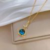 Titanium Steel Star Pendant Necklace in Gold Tone Titanium Steel Star Pendant Necklace in Gold Tone