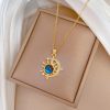 Titanium Steel Star Pendant Necklace in Gold Tone Titanium Steel Star Pendant Necklace in Gold Tone
