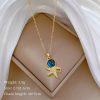 Titanium Steel Star Pendant Necklace in Gold Tone Titanium Steel Star Pendant Necklace in Gold Tone