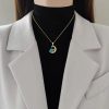 Titanium Steel Star Pendant Necklace in Gold Tone Titanium Steel Star Pendant Necklace in Gold Tone