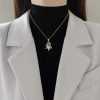 Titanium Steel Star Pendant Necklace in Gold Tone Titanium Steel Star Pendant Necklace in Gold Tone
