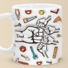 To Dad From The Reason You Drink - Family Personalized Custom 3D Inflated Effect Printed Mug - Father's Day, Gift For Dad, Grandpa To Dad From The Reason You Drink - Family Personalized Custom 3D Inflated Effect Printed Mug - Father's Day, Gift For Dad, Grandpa