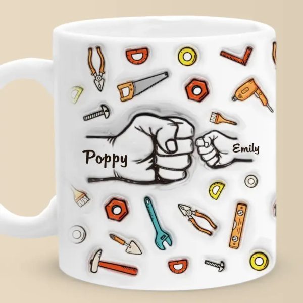 To Dad From The Reason You Drink - Family Personalized Custom 3D Inflated Effect Printed Mug - Father's Day, Gift For Dad, Grandpa To Dad From The Reason You Drink - Family Personalized Custom 3D Inflated Effect Printed Mug - Father's Day, Gift For Dad, Grandpa