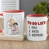 To Do List-Personalized Coffee Mug-Gift For Couples- Funny Couple Mug