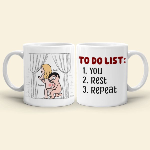 To Do List-Personalized Coffee Mug-Gift For Couples- Funny Couple Mug