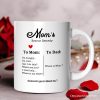 To Mom VS To Dad Funny Personalized Mug with Name, Moms Rescue Remedy Gift To Mom VS To Dad Funny Personalized Mug with Name, Moms Rescue Remedy Gift