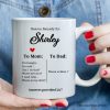 To Mom VS To Dad Funny Personalized Mug with Name, Moms Rescue Remedy Gift To Mom VS To Dad Funny Personalized Mug with Name, Moms Rescue Remedy Gift