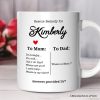 To Mom VS To Dad Funny Personalized Mug with Name, Moms Rescue Remedy Gift To Mom VS To Dad Funny Personalized Mug with Name, Moms Rescue Remedy Gift
