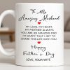 To My Amazing Husband Love And Heart - Personalized Custom Coffee Mug - HSB084_MG