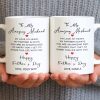To My Amazing Husband Love And Heart - Personalized Custom Coffee Mug - HSB084_MG