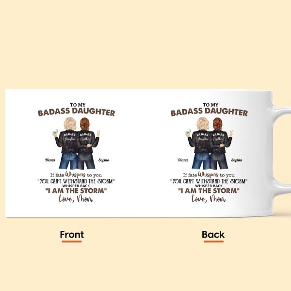To My Bada** Daughter From Mom - Personalized Mug To My Bada** Daughter From Mom - Personalized Mug