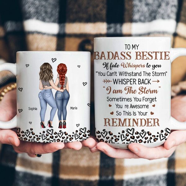 To My Badass Bestie You Are Awesome - Personalized Mug To My Badass Bestie You Are Awesome - Personalized Mug
