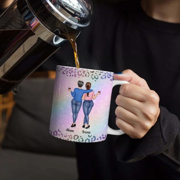 To My Badass Daughter - Personalized White Edge-to-Edge Mug To My Badass Daughter - Personalized White Edge-to-Edge Mug