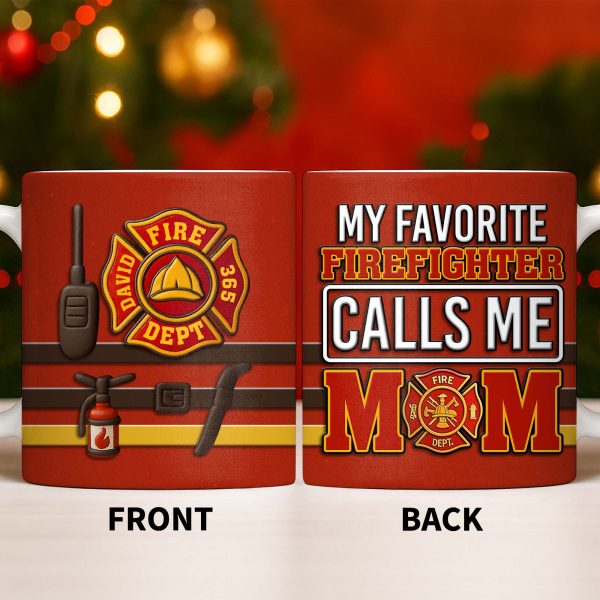 To My Beloved, 365 Days Of Bravery, Firefighter Pride - Personalized Custom Coffee Mug - MOM132_MG To My Beloved, 365 Days Of Bravery, Firefighter Pride - Personalized Custom Coffee Mug - MOM132_MG