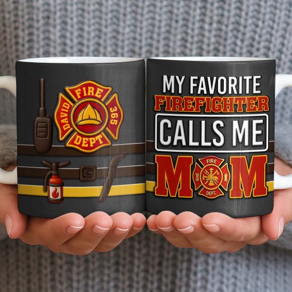 To My Beloved, 365 Days Of Bravery, Firefighter Pride - Personalized Custom Coffee Mug - MOM132_MG To My Beloved, 365 Days Of Bravery, Firefighter Pride - Personalized Custom Coffee Mug - MOM132_MG
