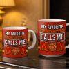 To My Beloved, 365 Days Of Bravery, Firefighter Pride - Personalized Custom Coffee Mug - MOM132_MG To My Beloved, 365 Days Of Bravery, Firefighter Pride - Personalized Custom Coffee Mug - MOM132_MG