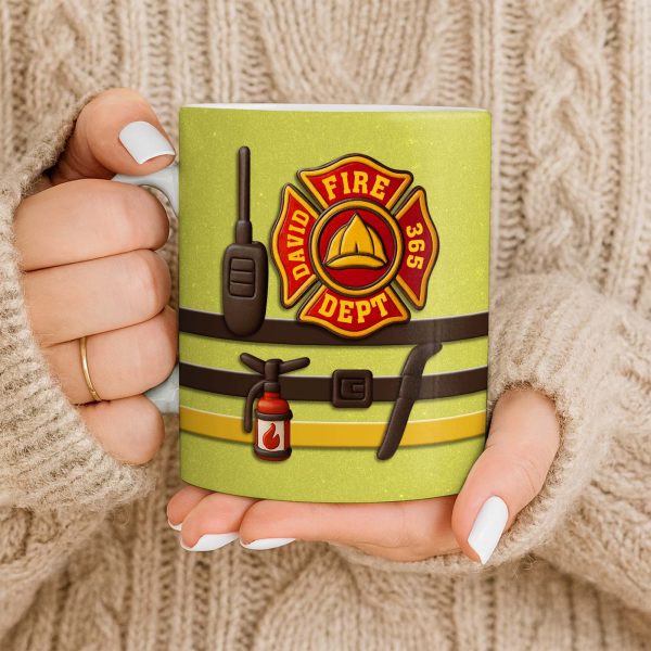 To My Beloved, 365 Days Of Bravery, Firefighter Pride - Personalized Custom Coffee Mug - MOM132_MG To My Beloved, 365 Days Of Bravery, Firefighter Pride - Personalized Custom Coffee Mug - MOM132_MG
