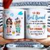 To My Best Friend, Tropical Friendship Promise - Personalized Custom Coffee Mug - BST183_MG To My Best Friend, Tropical Friendship Promise - Personalized Custom Coffee Mug - BST183_MG