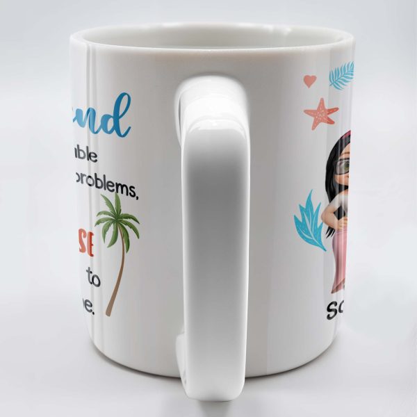 To My Best Friend, Tropical Friendship Promise - Personalized Custom Coffee Mug - BST183_MG To My Best Friend, Tropical Friendship Promise - Personalized Custom Coffee Mug - BST183_MG