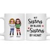 To My Bestie Christmas Standing Doll Besties In Snow Personalized Mug To My Bestie Christmas Standing Doll Besties In Snow Personalized Mug