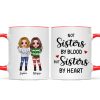 To My Bestie Christmas Standing Doll Besties In Snow Personalized Mug To My Bestie Christmas Standing Doll Besties In Snow Personalized Mug